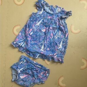 Lilly Pulitzer Dress with bloomers - 18 month old